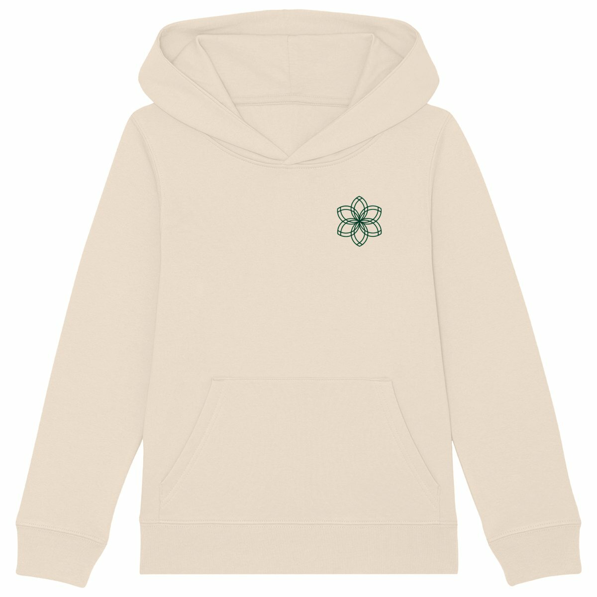 Lil naaja Organic Hug Unisex Hoodie - Bloom Green